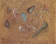 Kompozicio barnan Wassily Kandinsky